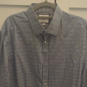 Charles Tyrwhitt Blue Textured Dress Shirt